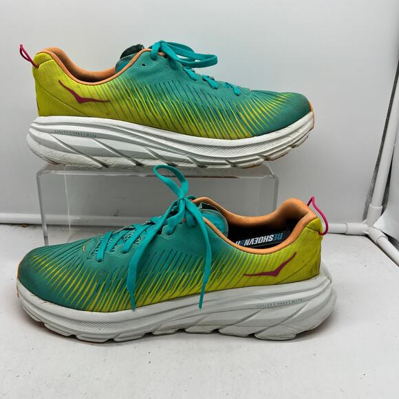 Hoka One One Rincon 3 Shoes Womens 8.5 B Green Road Running *** - Picture 2 of 8
